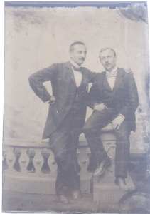 gr��eres Bild - Foto Blechplatte     1900