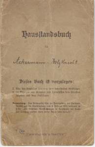gr��eres Bild - Familienstammbuch    1902