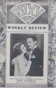 gr��eres Bild - Prospekt Film Roxy   1932
